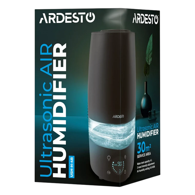 Увлажнитель воздуха ardesto ush-h-4b, чёрный 7