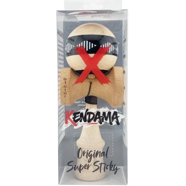 "kendama x original: frequency", profesionala, flippy, rulment metalic, ața 62/65 cm, cupe mari, 7.5 х 6 х 18 cm, negru-maro 3