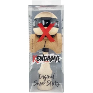 "kendama x original: frequency", profesionala, flippy, rulment metalic, ața 62/65 cm, cupe mari, 7.5 х 6 х 18 cm, negru-maro Thumbnail 3