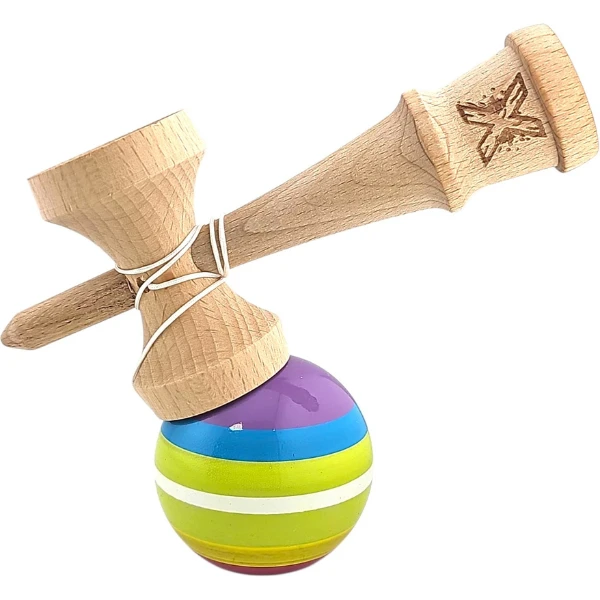 "kendama flippy x original", profesională, ultra aderent, 7 х 6 х 18 cm, ața 35 cm, multicolor 4