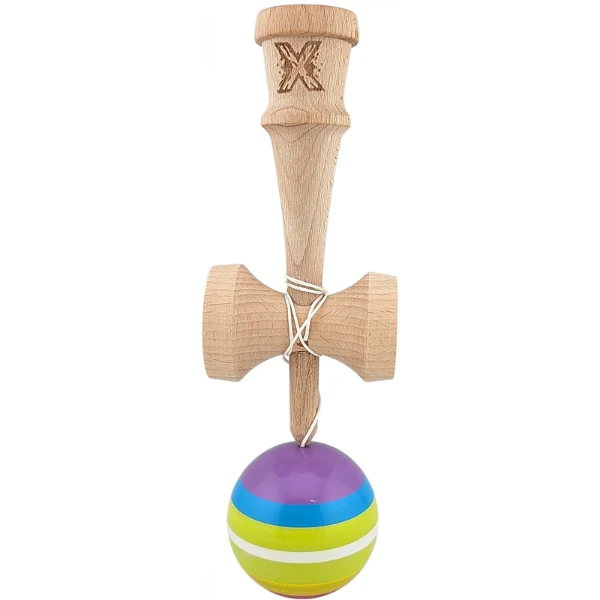 "kendama flippy x original", profesională, ultra aderent, 7 х 6 х 18 cm, ața 35 cm, multicolor 6