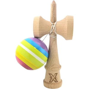 "kendama flippy x original", profesională, ultra aderent, 7 х 6 х 18 cm, ața 35 cm, multicolor Thumbnail 7