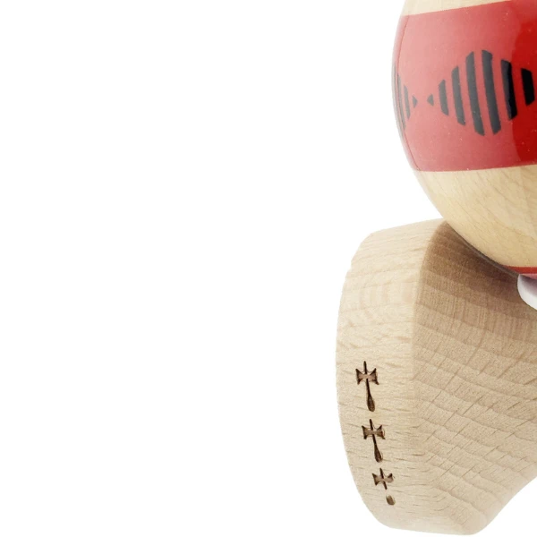 "kendama x original: frequency", profesionala, flippy, rulment metalic, ața 62/65 cm, cupe mari, 7.5 х 6 х 18 cm 8