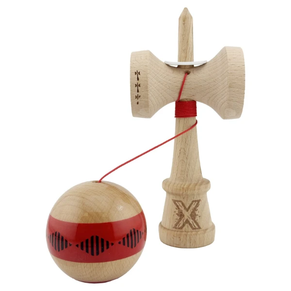 "kendama x original: frequency", profesionala, flippy, rulment metalic, ața 62/65 cm, cupe mari, 7.5 х 6 х 18 cm 6