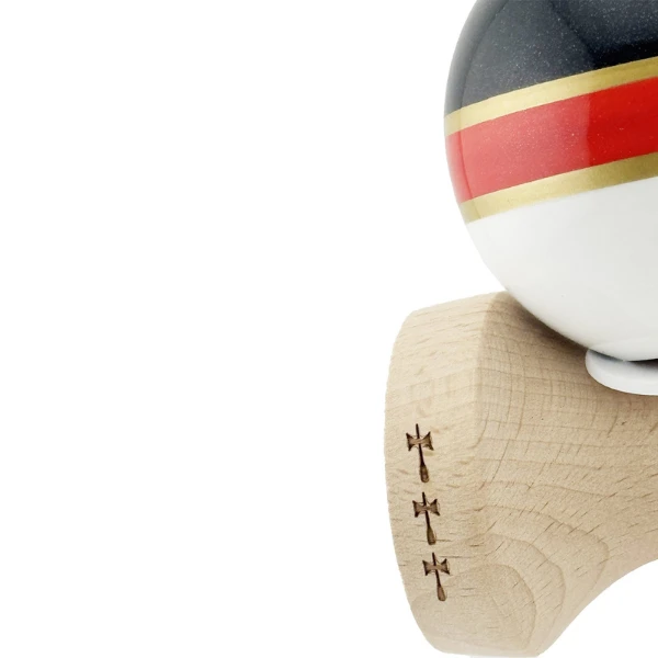 "kendama x original: royal spike", profesionala, flippy, rulment metalic, ața 62/65 cm, cupe mari, 7.5 х 6 х 18 cm, inel roșu 11