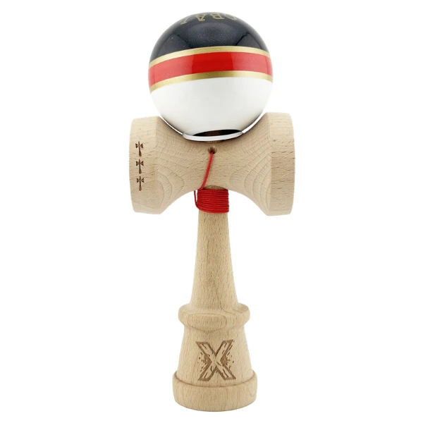 "kendama x original: royal spike", profesionala, flippy, rulment metalic, ața 62/65 cm, cupe mari, 7.5 х 6 х 18 cm, inel roșu 2
