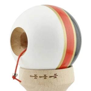 "kendama x original: royal spike", profesionala, flippy, rulment metalic, ața 62/65 cm, cupe mari, 7.5 х 6 х 18 cm, inel roșu Thumbnail 9