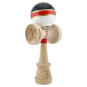 "kendama x original: royal spike", profesionala, flippy, rulment metalic, ața 62/65 cm, cupe mari, 7.5 х 6 х 18 cm, inel roșu Thumbnail 4