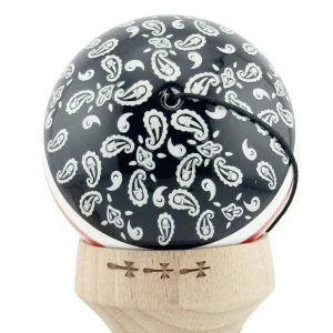 "kendama x original: chicanos", profesionala, flippy, rulment metalic, ața 62/65 cm, cupe mari, 7.5 х 6 х 18 cm, roșu-alb-negru Thumbnail 9