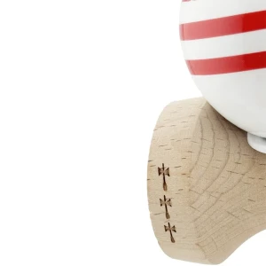 "kendama x original: chicanos", profesionala, flippy, rulment metalic, ața 62/65 cm, cupe mari, 7.5 х 6 х 18 cm, roșu-alb-negru Thumbnail 10