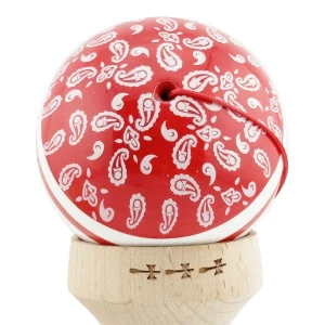 "kendama x original: chicanos", profesionala, flippy, rulment metalic, ața 62/65 cm, cupe mari, 7.5 х 6 х 18 cm, roșu-alb Thumbnail 10