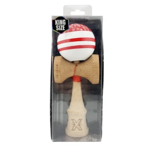 "kendama x original: chicanos", profesionala, flippy, rulment metalic, ața 62/65 cm, cupe mari, 7.5 х 6 х 18 cm, roșu-alb Thumbnail 3