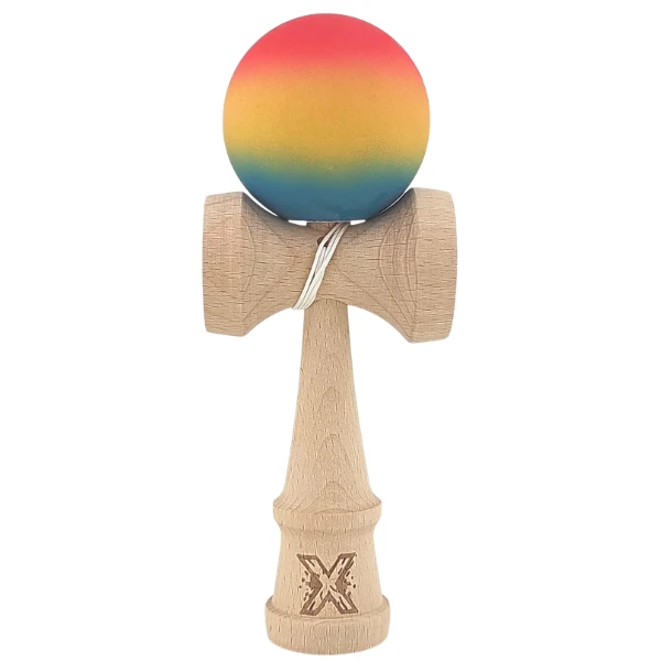 "kendama flippy x original", profesională, 7 х 6 х 18 cm, ața 35 cm, tricolor 2