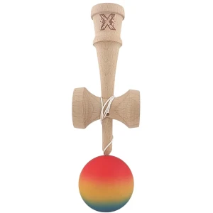 "kendama flippy x original", profesională, 7 х 6 х 18 cm, ața 35 cm, tricolor Thumbnail 6