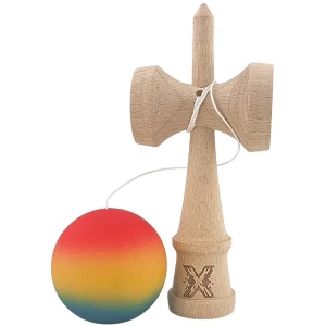 "kendama flippy x original", profesională, 7 х 6 х 18 cm, ața 35 cm, tricolor Thumbnail 4