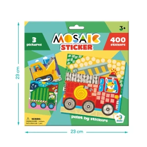 Mozaic cu abțibilduri "transport", 400 elem. Thumbnail 5
