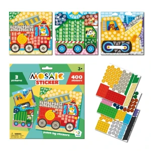 Mozaic cu abțibilduri "transport", 400 elem.