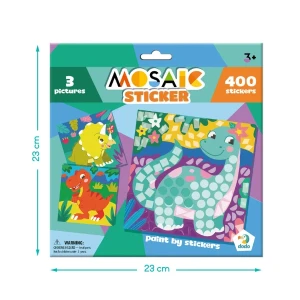 Mozaic cu abțibilduri "dinozauri", 400 elem. Thumbnail 5