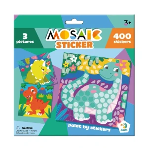 Mozaic cu abțibilduri "dinozauri", 400 elem. Thumbnail 3