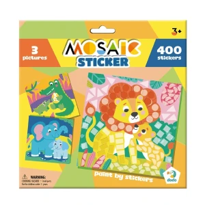 Mozaic cu abțibilduri "zoo", 400 elem. Thumbnail 3