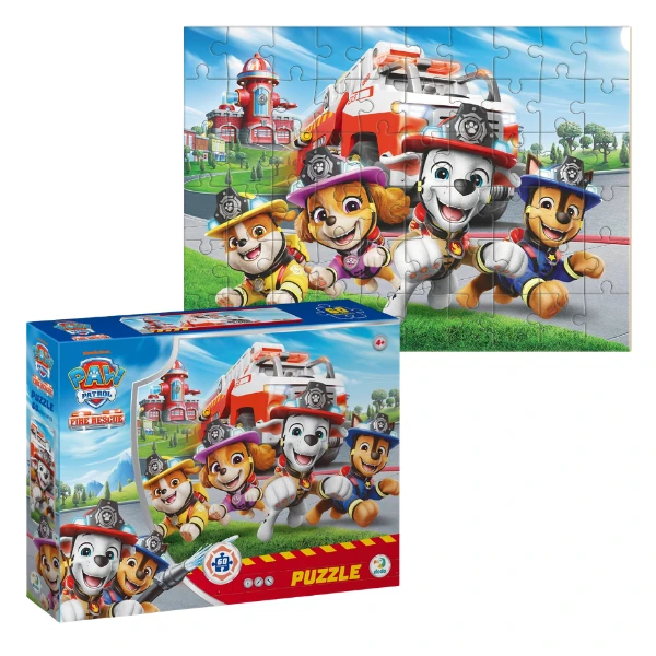 Puzzle "stația de pompieri", seria patrula cățelușilor, 60 elem. 2