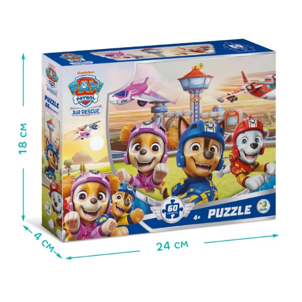 Puzzle "echipajul aerian", seria patrula cățelușilor, 60 elem. 5