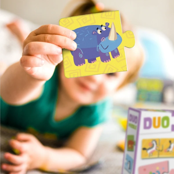 Puzzle duo "mama și puiul", 24 elem. 6