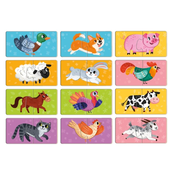 Puzzle duo "animale", 24 elem. 2
