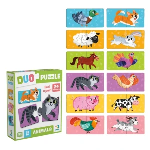 Puzzle duo "animale", 24 elem. Thumbnail 2