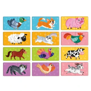 Puzzle duo "animale", 24 elem. Thumbnail 2