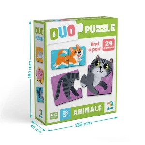 Puzzle duo "animale", 24 elem. Thumbnail 5