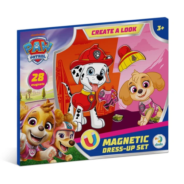 Joc magnetic de îmbrăcat "marshall și skye", seria patrula cățelușilor, 28 elem. 3