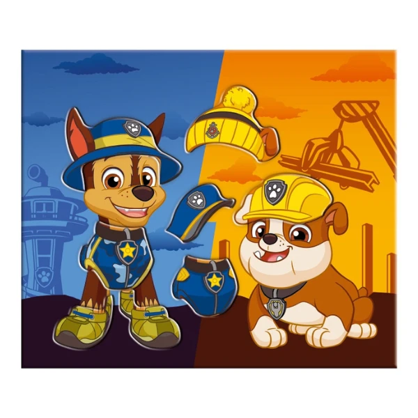 Joc magnetic de îmbrăcat "chase și rubble", seria patrula cățelușilor, 26 elem. 2