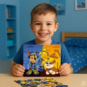 Joc magnetic de îmbrăcat "chase și rubble", seria patrula cățelușilor, 26 elem. Thumbnail 7
