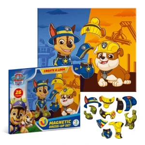 Joc magnetic de îmbrăcat "chase și rubble", seria patrula cățelușilor, 26 elem.