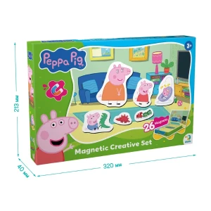 Joc de dezvoltare cu tablă magnetică, seria purcelușa peppa, 26 elem. Thumbnail 9