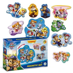 Set magneți "căţeluşi salvatori", seria patrula cățelușilor, 20 elem.