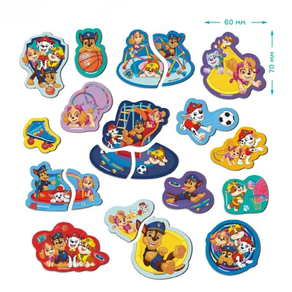Set magneți "teren de joacă", seria patrula cățelușilor, 20 elem. 4