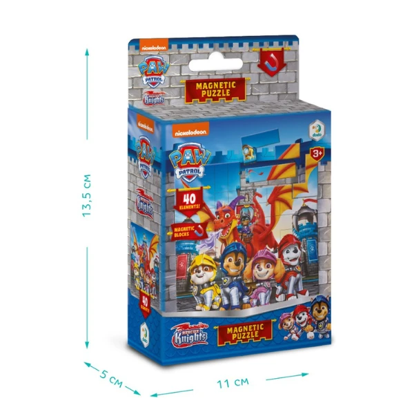 Puzzle magnetic "cavalerii salvatori", seria patrula cățelușilor, 40 elem. 5