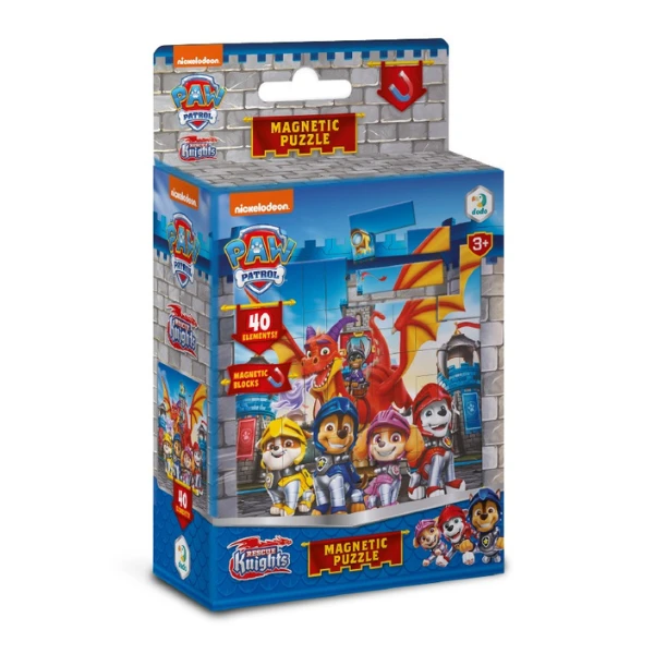 Puzzle magnetic "cavalerii salvatori", seria patrula cățelușilor, 40 elem. 3