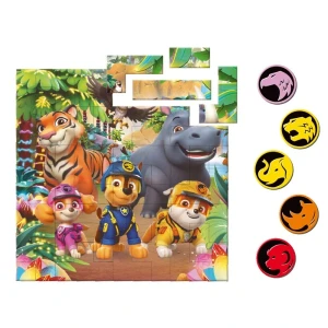 Puzzle magnetic "junglă", seria patrula cățelușilor, 40 elem. Thumbnail 2