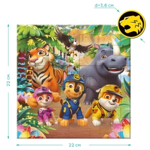 Puzzle magnetic "junglă", seria patrula cățelușilor, 40 elem. Thumbnail 4