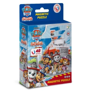 Puzzle magnetic "pompierii", seria patrula cățelușilor, 40 elem. Thumbnail 3