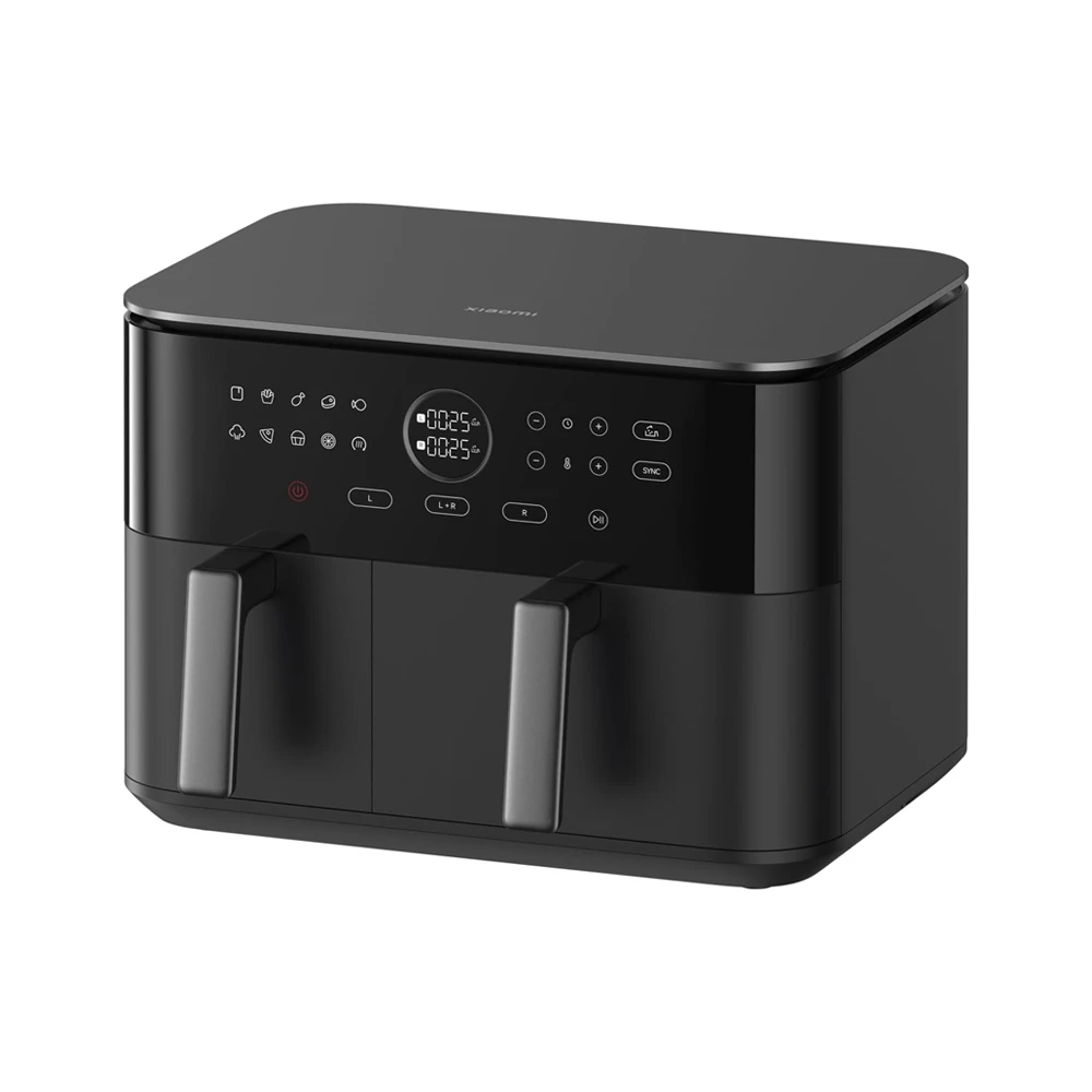 Xiaomi dual zone air fryer 10l 2700w maf-d1001, black 2