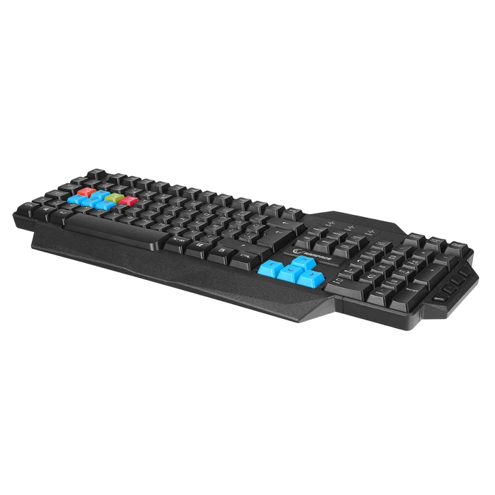 Клавиатура и мышь gembird kbs-umg-01-de, проводное, чёрный 7