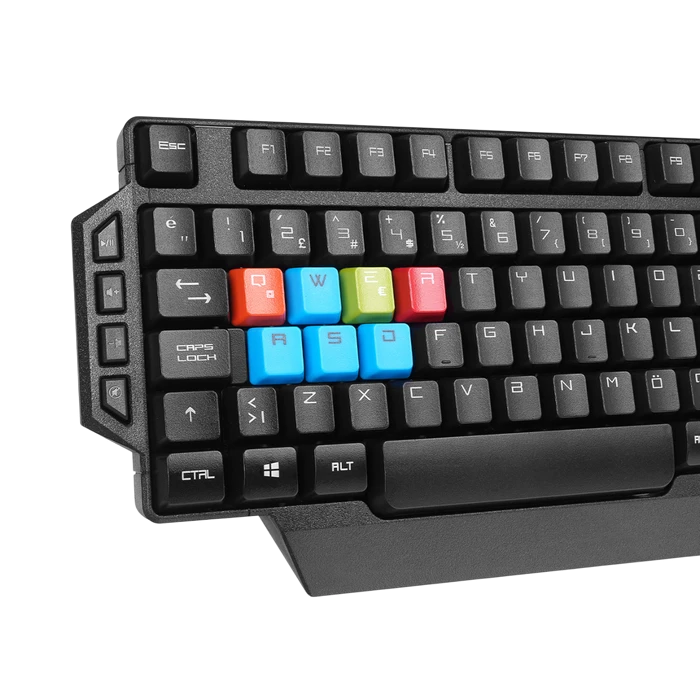 Клавиатура и мышь gembird kbs-umg-01-de, проводное, чёрный 5