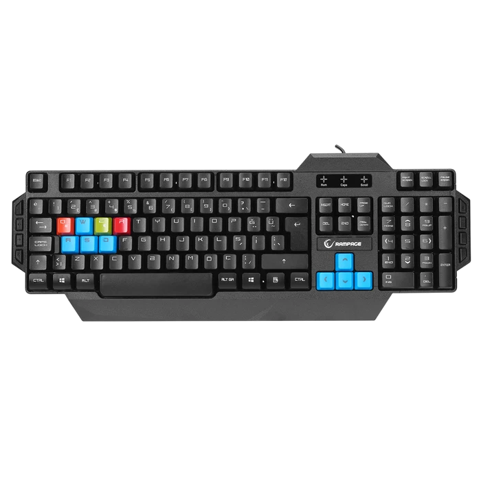Клавиатура и мышь gembird kbs-umg-01-de, проводное, чёрный 2