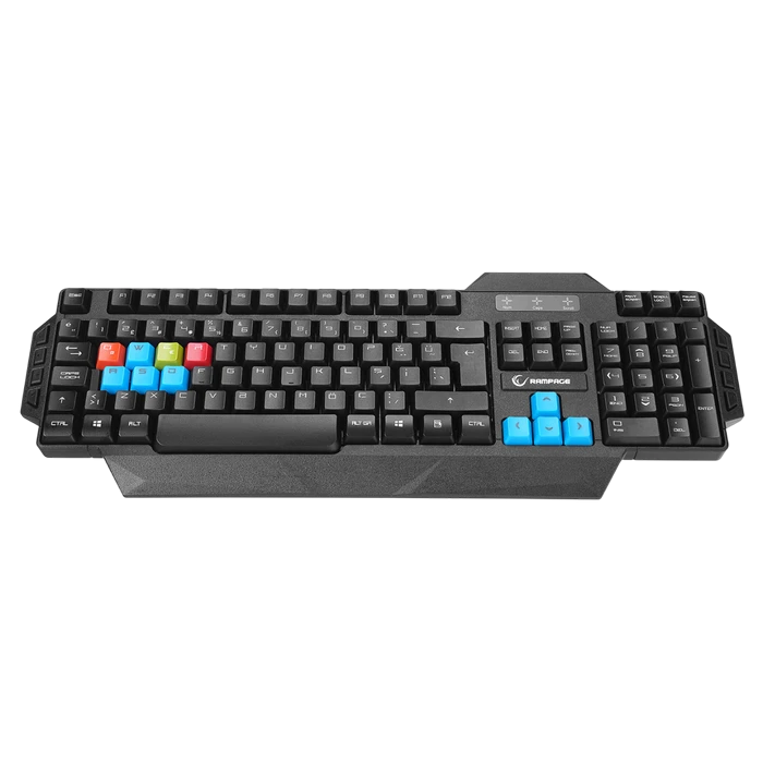 Клавиатура и мышь gembird kbs-umg-01-de, проводное, чёрный 6