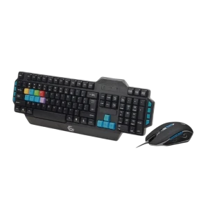 Клавиатура и мышь gembird kbs-umg-01-de, проводное, чёрный