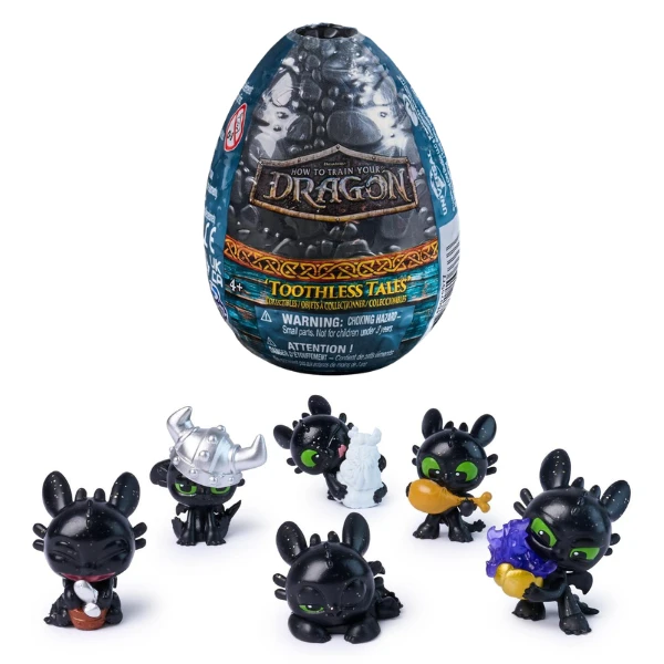 „cum să-ți dresezi dragonul: figurină surpriză toothless”, 12 modele 2